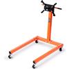 VEVOR Cavalletto di Supporto per Motori da Officina Portata Massima 590kg con Ruote Freni, Supporto di Motore Mobile Base Forma di U Bracci Girevoli 360°, Supporto per Motore Auto Veicoli da Officina