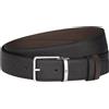 MONTBLANC | PELLETTERIA CINTURA REVERSIBILE, NERO E MARRONE, SARTORIAL 222361