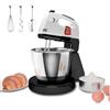 Kiseely Impastatrice Planetaria, 7 velocità con ciotola in acciaio inossidabile 3QT, Robot da Cucina Multifunzione, supporto e sbattitore manuale con gancio per impastare, frusta (YR6)