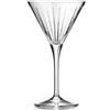 RCR Cristalleria Italiana RCR Set di 6 Calici Martini, 100% Made in Italy, Capacità 21 cl