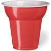 Generico 500 Bicchieri plastica CAFFE' da 70 cc | VARI COLORI | bicchierini da caffè 70ML bicchieri caffè colorati MADE IN ITALY (Rosso)