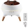 DONGKER Umidificatore Vulcano, Diffusore di Aromi da 250 ml, Umidificatori Volcano di Fiamma con Nebbia di Medusa, Timer 4 h/8 h, 2 Modalità di Nebbia con Luci LED Colorate e Telecomando per Casa Ufficio