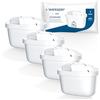 Wessper Cartucce filtranti per il Trattamento dell'Acqua 4 Unità | Ricambio per Dafi Unimax Aquaphor A5 BRITA Maxtra+ PHILIPS AWP212/10 | Riduce Cloro, Calcare e Impurità