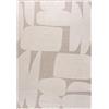 Mazovia Tappeti double-face Beige Moderno Astratto - Soggiorno, Camera da Letto, Sala da Pranzo, Ufficio - Pile Corto Rettangolo Certificato OEKO-TEX® Morbido - Bianco Ecru Crema - 160 x 200 cm