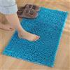 Reyox Tappetino da Bagno in Microfibra Ciniglia Lavabile in Lavatrice, Tappeto Bagno Assorbente Antiscivolo Blu Cielo 70 x 140 cm