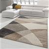 Teppich-Traum Tappeto da Soggiorno moderno con motivo astratto | facile da pulire | grigio beige Größe 160x220 cm