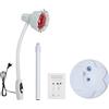 Chynalys Lampada a infrarossi, 275 W, lampada a luce rossa per riscaldamento a infrarossi, con supporto, temperatura regolabile, riscaldatore a infrarossi, terapia della luce a infrarossi per una