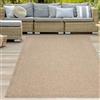Teppich-Traum Tappeto per esterni resistente alle intemperie grande balcone da giardino in sisal beige/colore naturale 240x340 cm