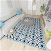 Mazovia Tappeto Salotto Moderne e Classico Pelo Corto - Tappeti Soggiorno Turchi Originali - Tappeti Camera da Letto - Tappeti Salotto Grandi Dimensioni - Grigio Blu 220 x 300 cm