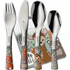 WMF Posate per bambini WMF Forest Friends con incisione del nome - bellissimo set di posate per bambini - regali di battesimo personalizzati con incisione - idee regalo per bambine e bambini dai 3 anni