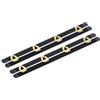 QUARKZMAN 2 Set Bustino Busk, 8 Pollici Supporto Disossamento in Acciaio Nero con Pulsanti Dorate Molla in Acciaio Bustino Corsetto Ossa per Cucire Corsetto Realizzazione Abito Sposa