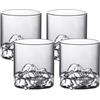 Generic Bicchiere da Whisky a Forma di Montagna in Stile Giapponese - Barware Trasparente Multiuso per Cocktail, Vino, Succhi | Bicchieri Resistenti al Calore e Durevoli, Regalo per Casa Ufficio Campeggio