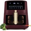 BerlingerHaus Berlinger Haus Air fryer/Friggitrice digitale ad aria calda da 8 l/con 8 funzioni di cottura automatica/touch display 8 programmi/1650 W/cottura sana senza olio e grasso/Leonardo Collection