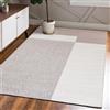 Mazovia Tappeto Modern Minimalist - Elegante per Soggiorno, Camera da Letto, Sala da Pranzo, Ufficio - Rettangolare a Pelo Corto - da Salotto OEKO-TEX - Bianco - 80 x 150 cm