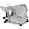 VERTES Affettatrice Elettrica Professionali con 300mm Coltello Diametro e 250 Watt, 0-15 mm di Spessore di Taglio, Interruttore di Sicurezza, Piedini in Gomma Antiscivolo, Pietra per Affilare
