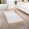 Paco Home Tappeto Bagno Tappetino Da Bagno Tappeto Doccia Morbido Memory Foam Effetto 3D Lavabile, Dimensione:50x80 cm, Colore:Crema 2