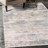 Mazovia Tappeto Salotto Moderno Pelo Corto - Tappeti Moderni Soggiorno - Tappeti Camera da Letto - Tappeti Salotto Grandi Dimesnioni - Motivo Astratto Vintage - Grigio Blu 160x220 cm