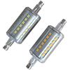 BINGNU Lampadina LED a mais 2pcs LED R7S 25 Millimetri 360 ° Emettitori R7S 2835 5W 78 Millimetri Spina Condotto J78 Luce per il magazzino del garage domestico(Nature White4000K)