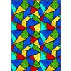 HYHMJ-Adesivo in Vetro Antica Chiesa Colorato Pellicola Per Vetri Autoadesiva Opaco Privacy Copertura in Vetro Decorazione Per Tinta Per Finestre UV Controllo Pellicola Adesiva,M,50 * 120cm