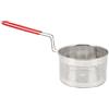 Gsycle Cestello Per Friggitrice, Cestello Piccolo Per Friggere Cestelli Rotondi in Acciaio Inossidabile con Manico Antiscottatura Per Patatine Fritte Ali di Pollo(16CM)