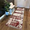 Siunwdiy Tappeto Corridoio Antiscivolo Rosso Crema Beige 2 Metri Tappeto Cucina Passatoia Cucina Antiscivolo Lavabile Tappetino Tappeti Runner Lungo Tappeto per Cucina,Camera,Soggiorno，80x200cm