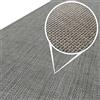 ANRO Tappeto passatoia per interni ed esterni, impermeabile, per balcone, terrazza, corridoio, resistente alle intemperie, grigio, lavabile, 180 x 100 cm