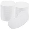 MUCOFEI 100 fogli di carta per forno a microonde, 11,9 cm, rotondi, in fibra di ceramica, isolanti, in fibra di ceramica, coperta a caldo, per fusioni di vetro, forniture artigianali fai da te