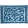 Markotex Tappeto Sardo Stuoia Passatoia tappeto bagno 100% Cotone Made In Italy prodotto in sardegna (Turchese, 40x60)