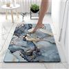 Heeboode Tappeto Bagno, Tappeto Bagno Antiscivolo Assorbente, Tappeti Bagno, Tappetino Doccia Antiscivolo, Tappeto Cucina Antiscivolo Lavabile, Tappeto Doccia Assorbente, Tappetini Bagno (Marmo, 40x60cm)