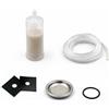 JCSPARES® - Kit Ricambi Completo Compatibile con Macchina Caffè Frog - Portacialda + Guarnizione + Spessore + Tubo Acqua + Filtro Resina Anticalcare - Manutenzione e Pulizia