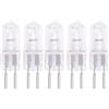 JZLBBC 5PCS 12V G6.35 100W Lampadine Alogene 24V 50W GY6.35 Lampadina alogena 220V G6.35 75W Lampade alogene bianco caldo per effetti di luce e proiettori 12V-100W