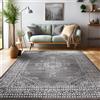 SIMPEX Tappeto Orientale 160x230 cm Grigio, Decorativo con Ornamenti, Facile da Pulire e Resistente, Ideale per Ambienti Ampi o Sala da Pranzo