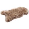 HOME LAMB Pelle Cappuccino 90-100 cm - Naturale Vero Tappeto Pelle di Agnello - Pelliccia Soffice Salotto - Coperta Morbida Pelosa