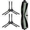 HEIBTENY Spazzole laterali per aspirapolvere per Silvercrest SSR1 SSRA1 per aspirapolvere per A9s A9 A7 L100 (1 spazzola per scooter + 4 spazzole laterali)