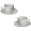 BRANDANI Set 2 Tazzine The Senzatempo New Bone China