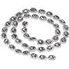 Buachois Catena di strass di cristallo da 1 iarda, catena di strass di applique di moda scintillante larga trasparente brillante da 1,5 cm, per matrimoni fai-da-te, decorazioni di eventi artigianali
