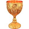Aoguaro Calice vintage in metallo squisito di lusso tazza di vino in metallo nordico medievale comunione tazze creative bicchieri da vino artigianato e regali decorazione, per casa, cucina, bar,