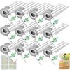 IMPORT GE.RA. EXPORT Sacchetti Aspirapolevre Compatibili con Folletto VK7 VK7S FP7 FP7S, Sacchetto in Microfibra 5 Strati + Profumini + Cristalli VANIGLIA (12 Sacchetti + Profumini + Deodorante 01)