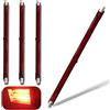 Generico Lampadina LED R7s 254mm 1300W Dimmerabile, Lampada Alogena Risparmio Energetico, Lampadine a Infrarossi 1300Lm, COB Lineare Luce Nessuno Sfarfallio, Lampadina Riscaldante Rosso R7s, 4 Pezzi