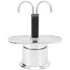 Yosoo Health Gear Caffettiera Express Caffettiera Caffettiera Espresso in Alluminio Caffettiera Classica Italiana Macchina per e Caffè Cubano Doppia Macchina, Vespresso Elettrico Portatile in
