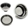 FIGEVIDA Filtro per Macchina Caffè Compatibile con DeLonghi 1 Tazza 2 Tazze Valvola 2 tazze adatto ai modelli EC201CD EC221 ECO311 Icona (FILTRO 1 TZ + 2TZ+ VALVOLA 2TZ)