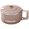 Cipliko Ciotola da zuppa con coperchio Ramen Noodle Bowl Instant Noodle Bowl Ramen Cooker Zuppa Tazza con manico in acciaio inox giapponese Ramen Bowl con manico