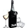 FAH FAMILY AT HOME FAH - Kit 3 Refrigeratori per Bottiglie di Vino e Spumante in Gel | 37x17,5 cm, Raffredda e Mantiene la Temperatura di Bottiglie di Vino, Champagne e Birra, Ideale per Cene, Picnic e Gite
