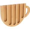 TOGEVAL Porta Capsule Caffè in Legno Verticale Organizer Compatto e Stabile per Cialde per Casa Ufficio e Bar Design Ottimizzato per Stazione Caffè