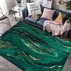 Rururug Tappeto Moderno Soggiorno Grandi Dimensioni Modello Di Roccia Oro Verde Smeraldo Astratto Di Lusso Leggero Morbido Antiscivolo Pelo Corto Tappeti Ornamenti 80 x 120 cm