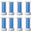 WGDBCN 8 pezzi di detergente solido for aspirapolvere compatibile con Ecovacs DEEBOT N30 PRO OMNI DSC060002 blu