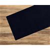 Tata Home Tappeto Cucina in Ciniglia Antiscivolo Lavabile Passatoia Multiuso Corridoio Camera Ingresso Resistente Tappeto al Metro Made in italy 52x400 cm Colore Nero