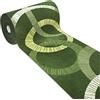 emmevi Tappeto Cucina Moderno Antiscivolo Passatoia Casa Ingresso Lavabile Mod.FAKIRO Dis.25 57X240 VERDE