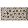 SpazioTessile Tappeto Corsia Passatoia Cucina Ciniglia Antiscivolo 4 Varianti 6 Misure 07ch (Grigio, 55x140)