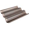 Kalttoy Teglie da forno per baguette francesi con 3 fessure per pane e tostapane per cucina